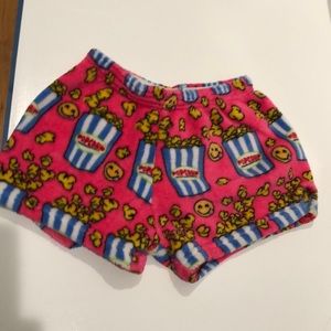 Girls fun fleece shorts size 10-12